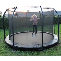 MCU-Sport - Trampolin til nedgravning, Ø3,7m inkl. Sikkerhedsnet