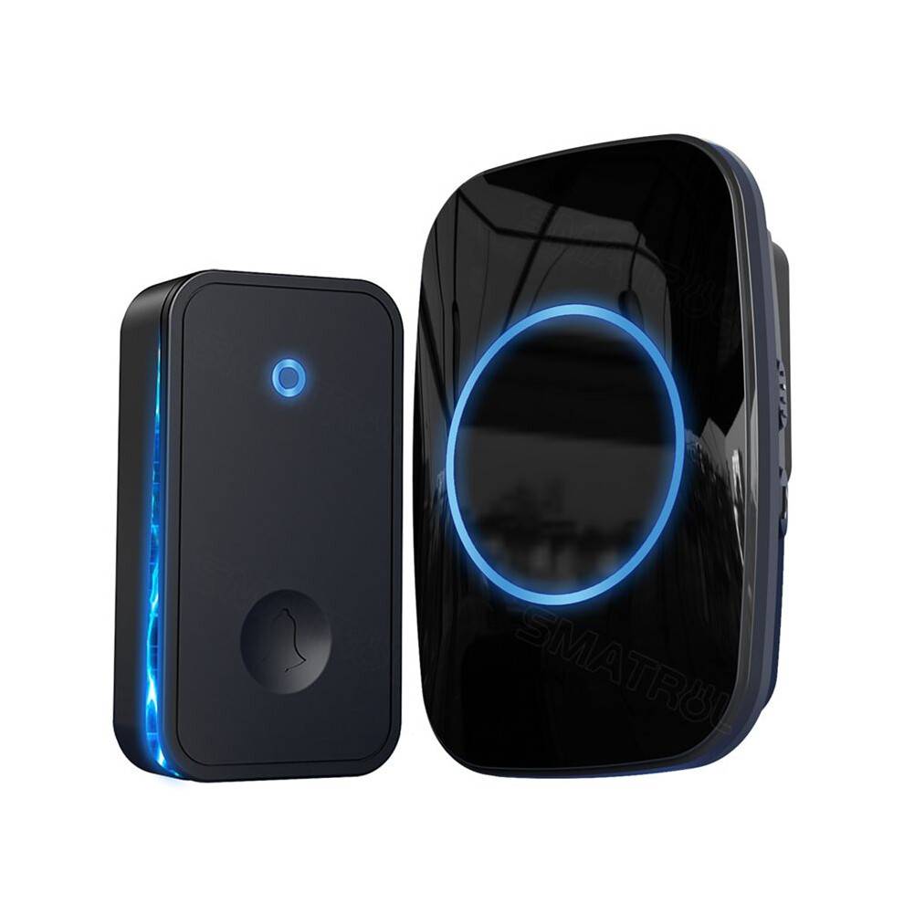Self Powered Wireless DoorBell No Battery Waterproof Door Bell Chime Ring for Kids Elderly Caller EU PLUG