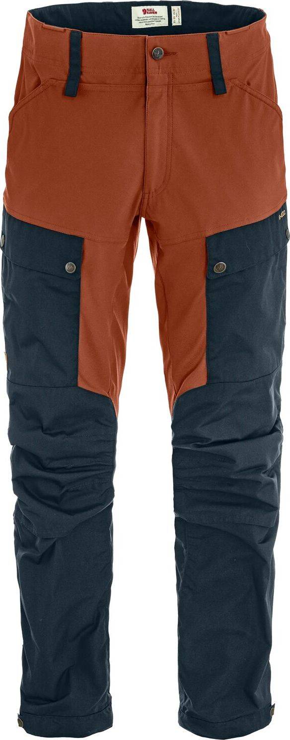Fjällräven Men's Keb Trousers Dark Navy/Autumn Leaf, 52 Regular