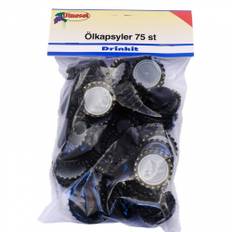 Ölkapsyler svart 75-pack