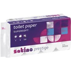 Toiletpapir 4-lags hvid 20m, Prestige sæk med - 72 rll