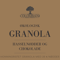 Granola, 1 kg, økologisk (Hasselnød & chokolade)