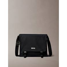 Matte Nylon Messenger Bag - Black - OS