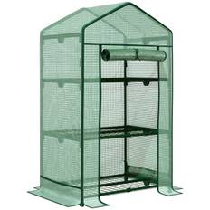 Mini-växthus 3 hyllor 125 cm