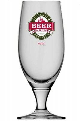 Ölglas Stockholm Beer 2013 30 cl - mässglas