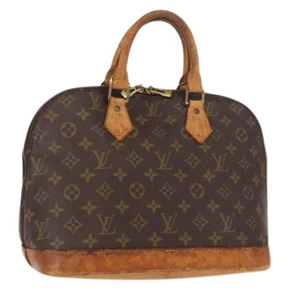 Louis Vuitton Vintage Pre-owned Canvas Håndtaske - Vintage - Dame - Brun - ONE SIZE -