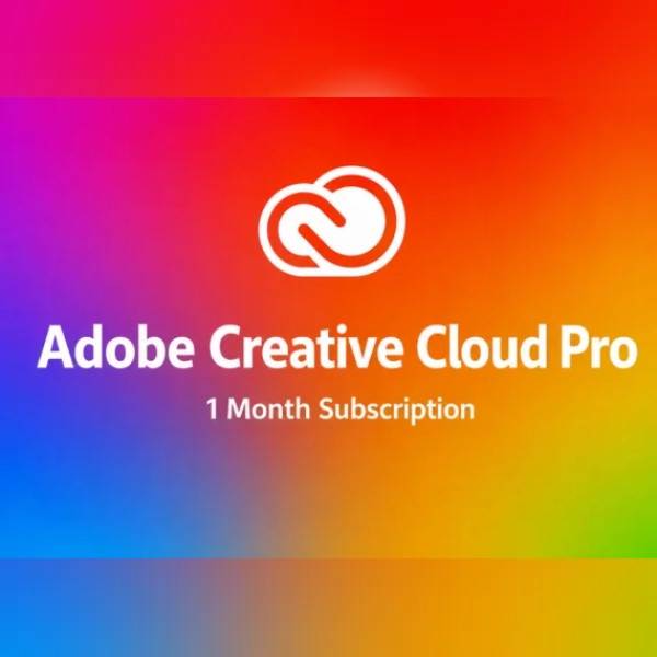 Adobe Creative Cloud Pro - 1 Month Subscription Key - ROW.