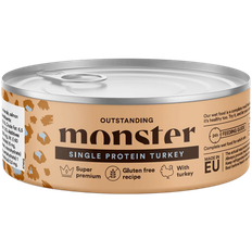 Monster Pet Food Cat Adult Single Turkey Burk 100 g x 12