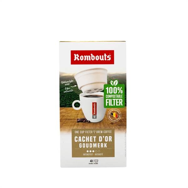 Rombouts Cachet D'Or One Cup Filter (4 stk).