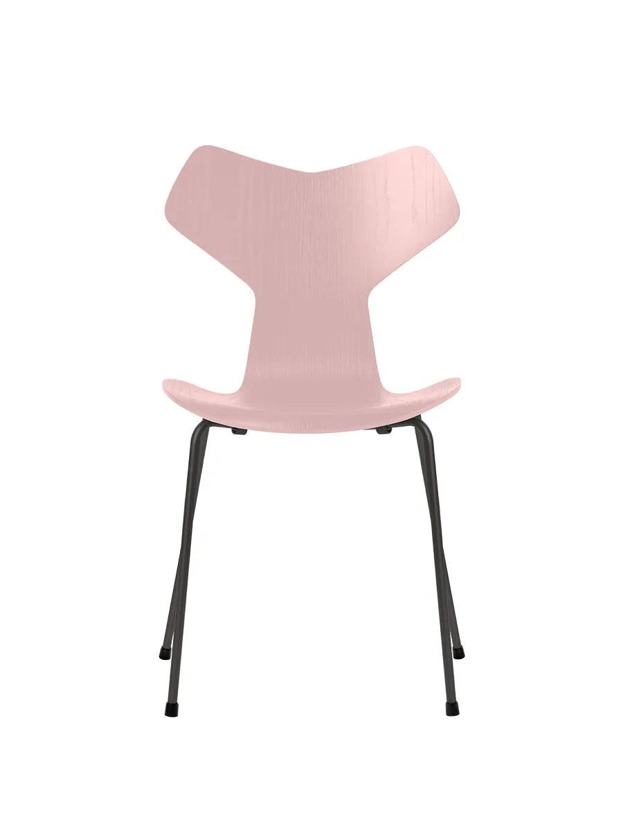3130 Grand Prix stol i farvet ask af Arne Jacobsen Pale Rose / Warm Graphite - Jacobsen Plus