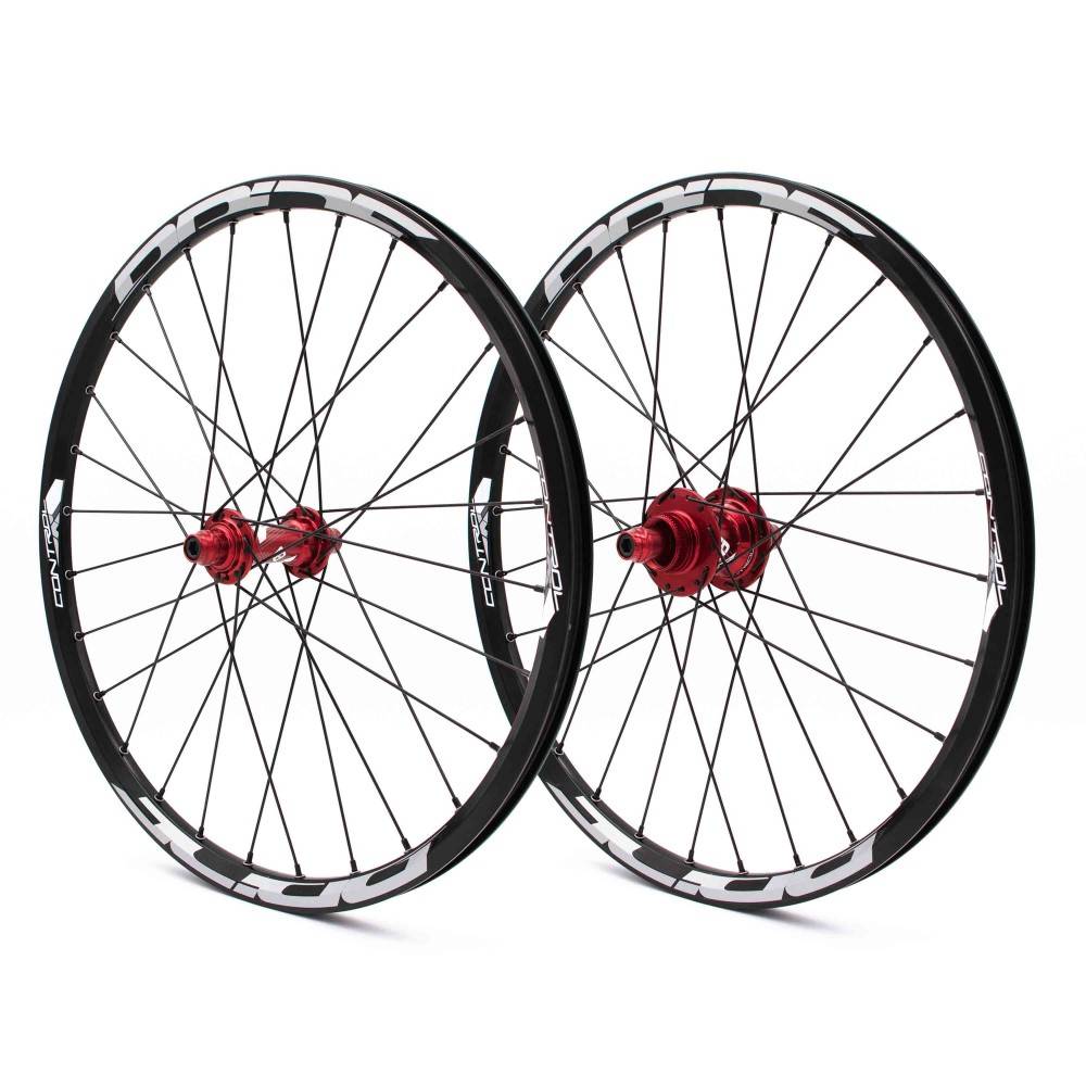 PRIDE CONTROL EXP DISC 28H WHEELSET RED