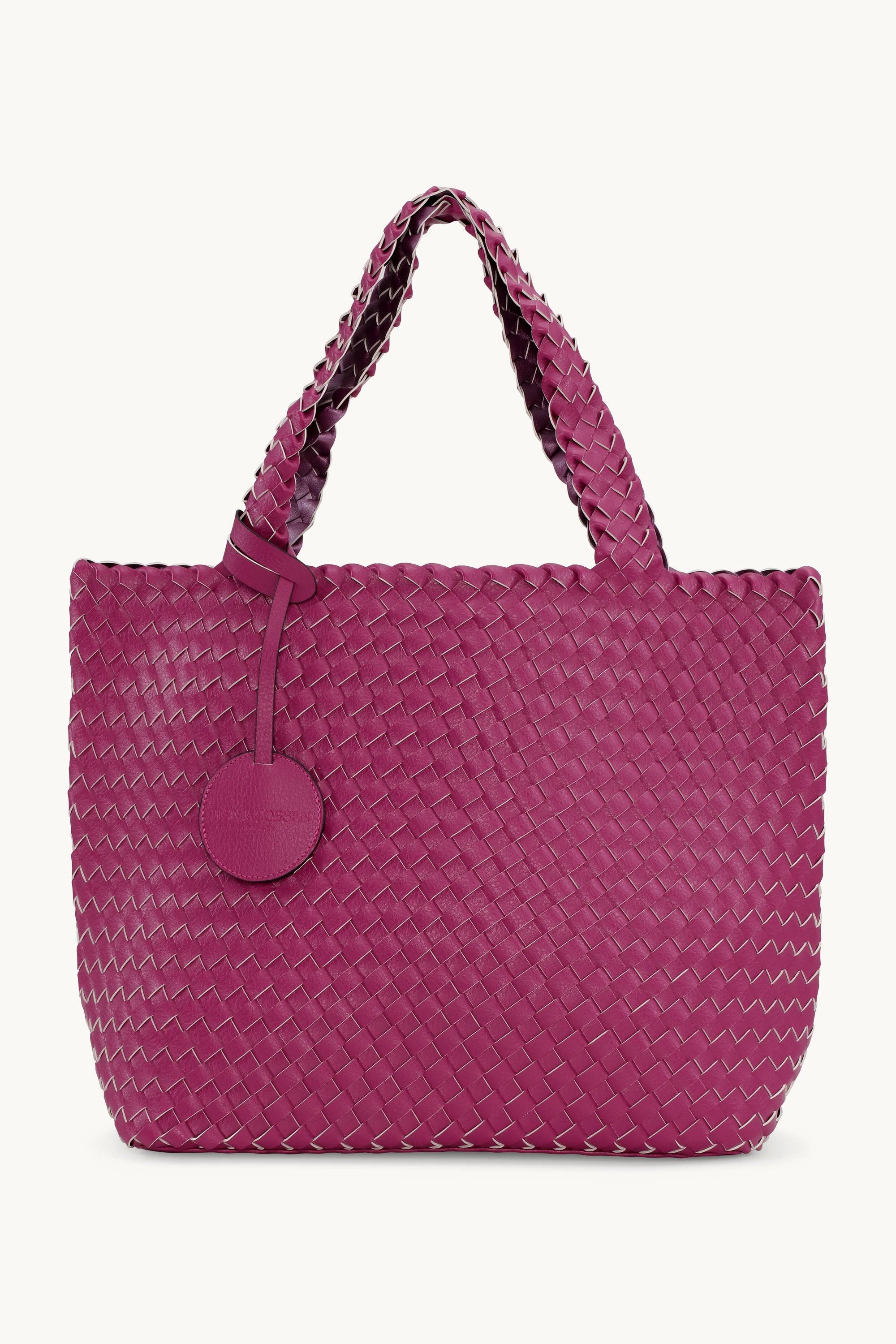 Tote Bag Flettet - Magenta Haze Magenta Haze Metallic - OS