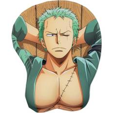 Zoro Anime 3D musemåtte med blødt håndledsstøtte Gaming 3D musemåtter 2Way Skin (Mp-Zoro F)