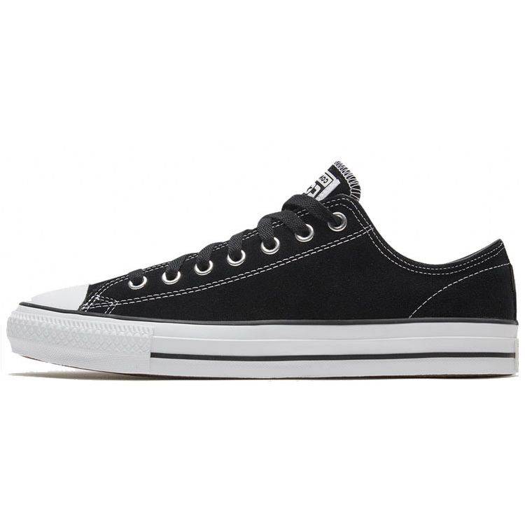 Converse Cons Chuck Taylor All Star Pro Suede Låg Svart Vit Unisex Sneakers 159574C 40