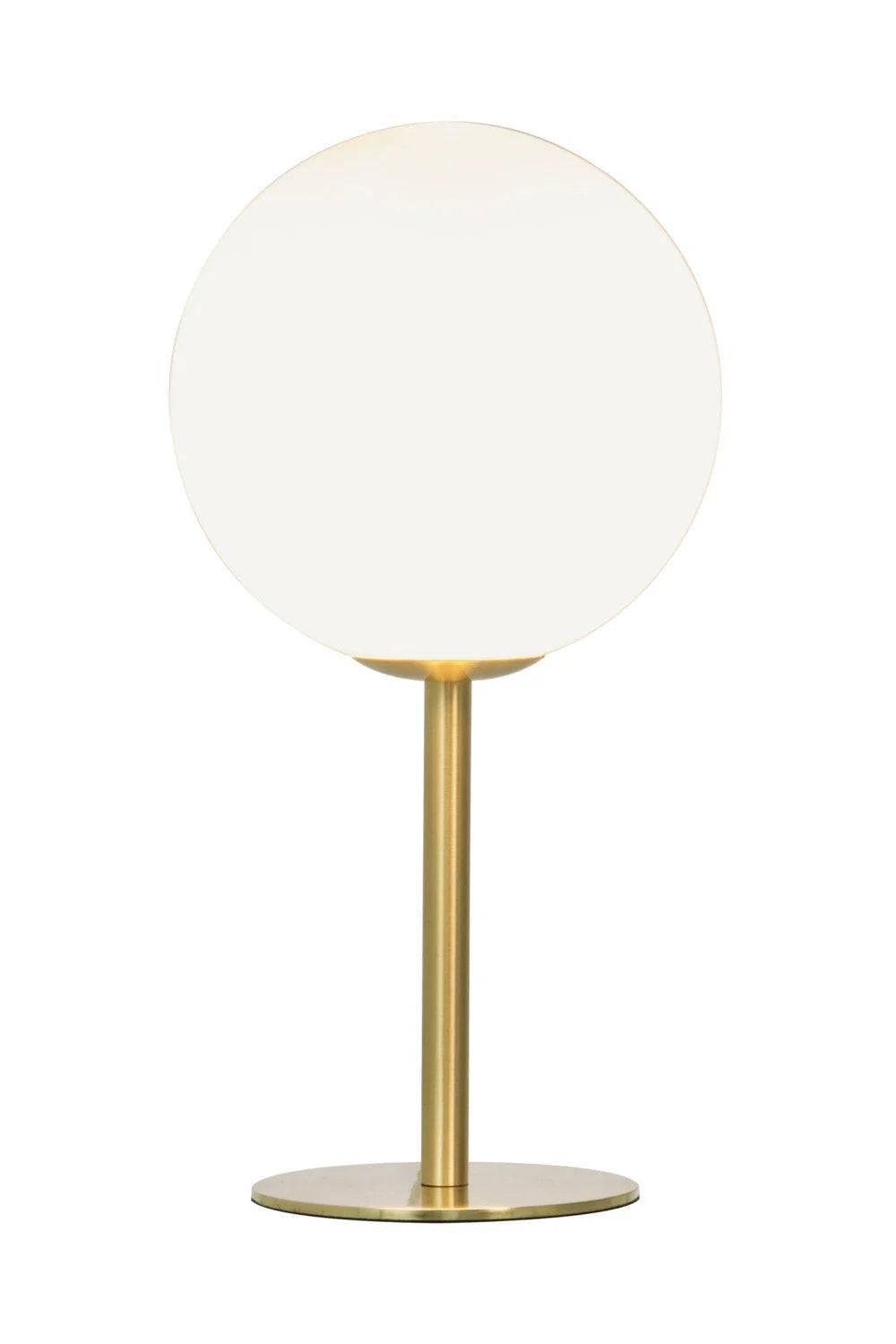 Molekyl bordslampa låg mässingsfärg