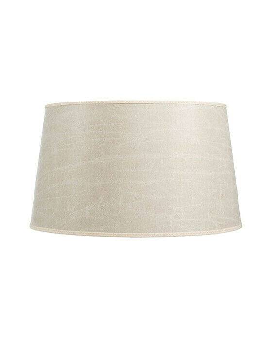 Classic lampeskærm leather cream OUTLET