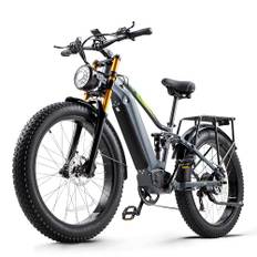 Ficyacto Elektrofahrrad 26 Zoll Pedelec E-Mountainbike E-Bike Herren Damen Mit 48V20AH Akku,Shimano 7Gang,Doppelscheibenbremse (RX80)