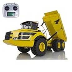 TOUCAN RC HOBBY JDM 166 Metall 1/14 Rc Hydraulisk ledad lastbil E450C 6X6 Dumper Lights Radio Controller