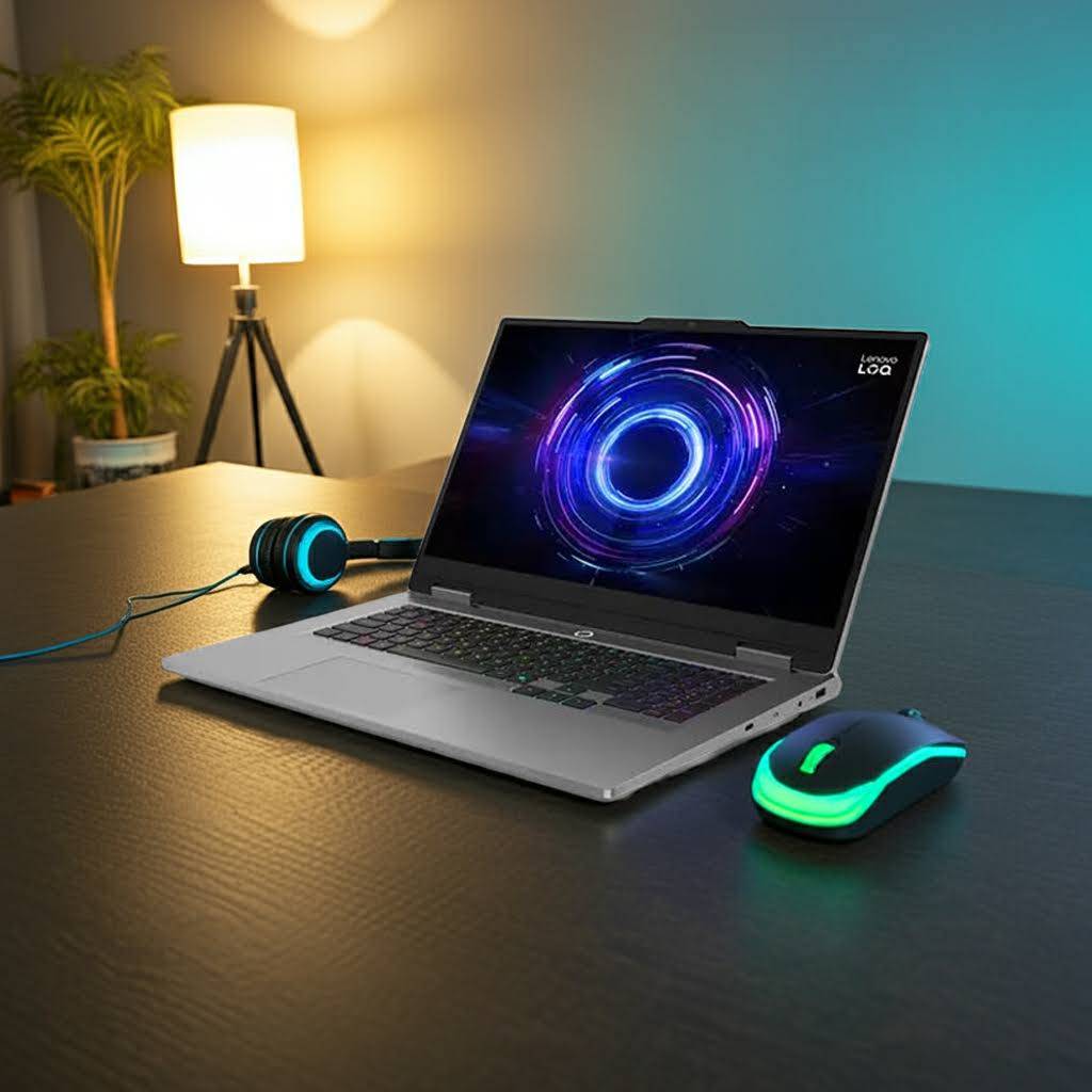 Lenovo LOQ 17i Gen 10 17? Intel Trettonde generationens Intel® Core i5-13450HX-processor E-kärnor upp till 3,40 GHz P-kärnor upp till 4,60 GHz, Windows 11 Home 64, 512 GB SSD M.2 2242 PCIe Gen4 TLC