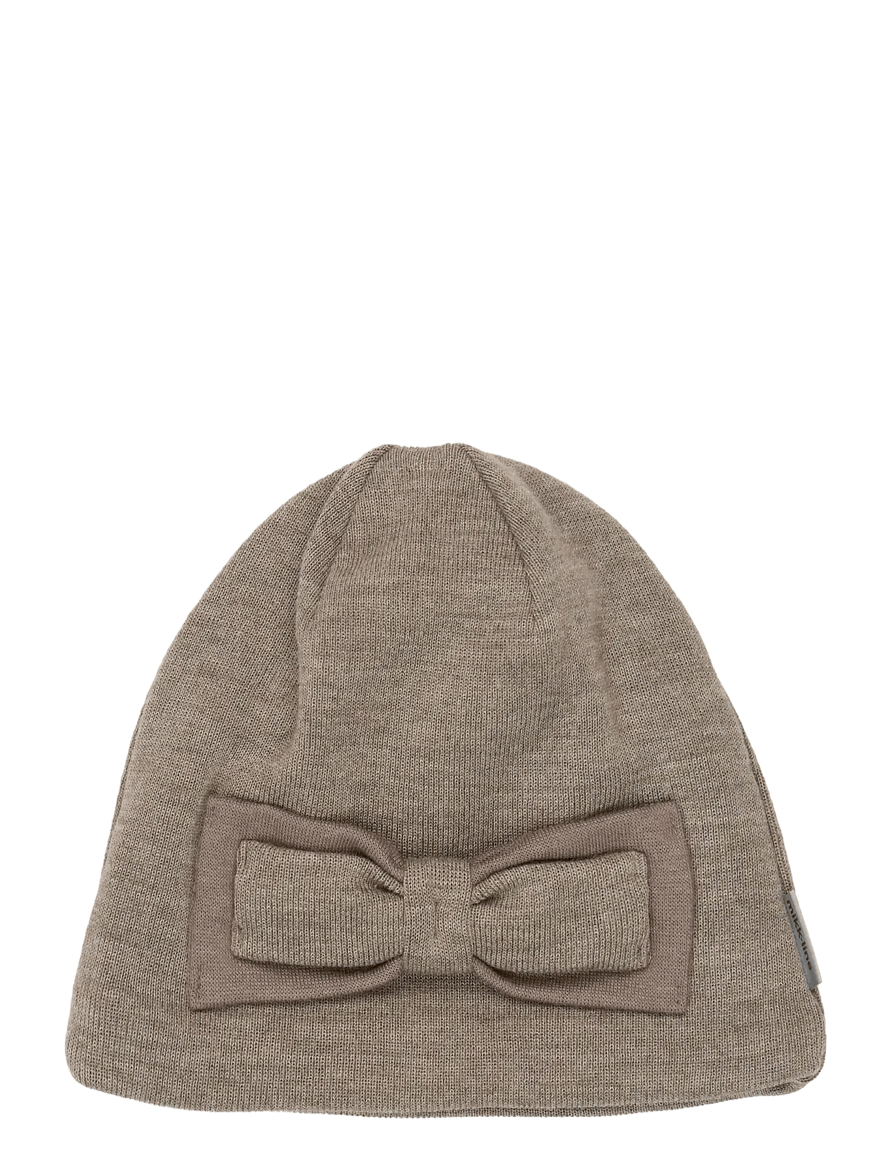 mikk-line Wool Hat W. Bow - Beige - 122/128