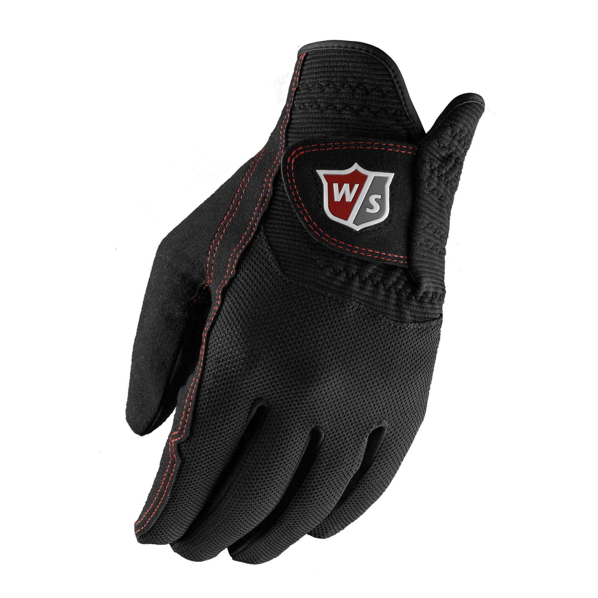 Wilson Grip Golfhandske til regnvejr-Sort-Small.