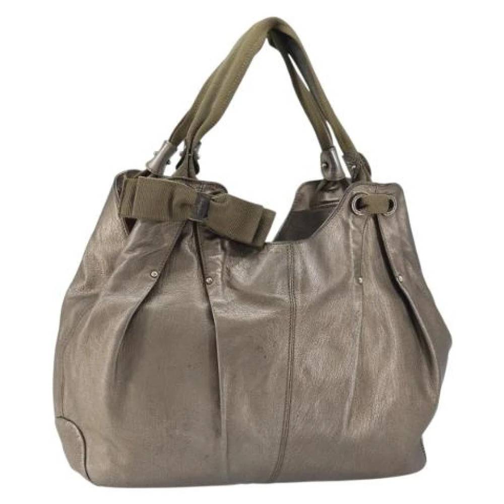 Salvatore Ferragamo Pre-owned - Pre-owned Läder Handväska Vintage - Dam - ONE Size - Läder