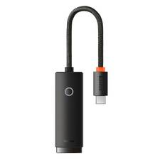 Baseus Lite-serien USB-A till Ethernet-adapter 100 Mbps USB LAN RJ45 Aluminium Gigabit USB-C-adapter för PC bärbar dator