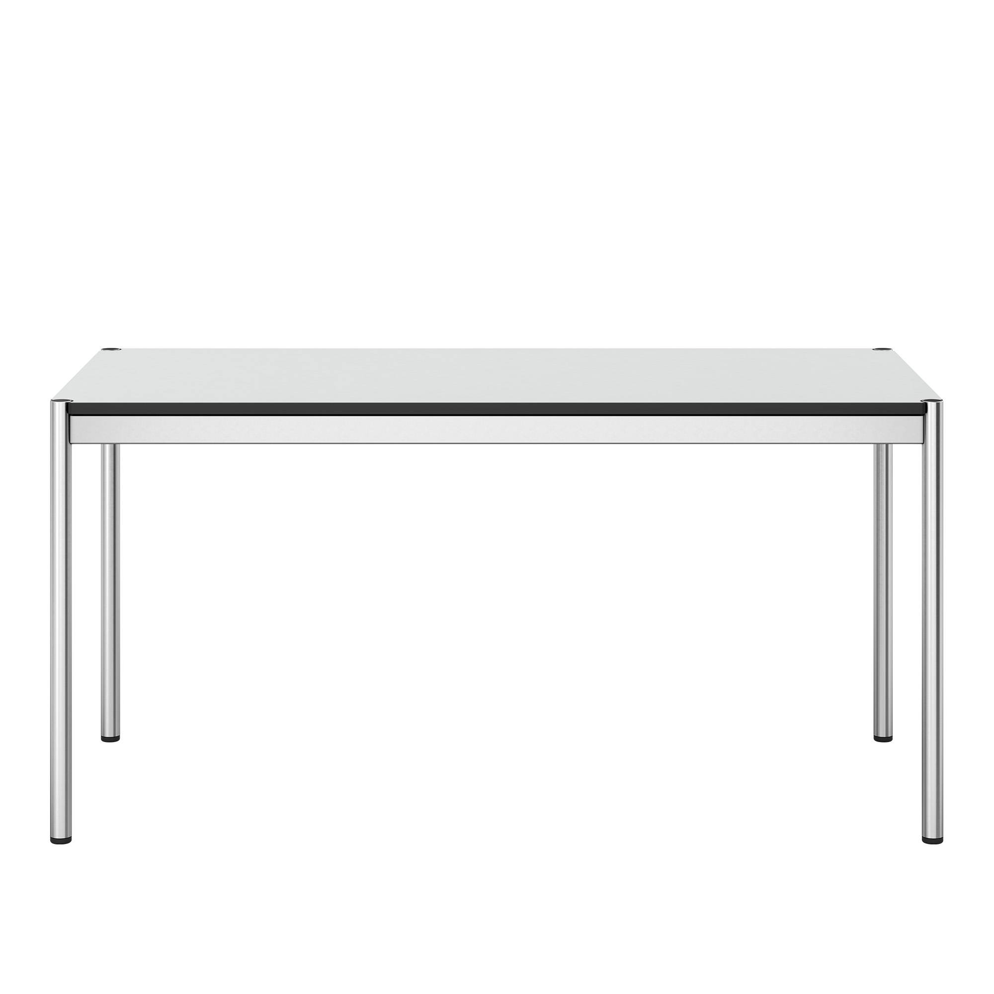 USM - USM Haller T59 02 Laminate Pearl Grey - Skrivbord - Fritz Haller & Paul Schärer - Silver - Metall