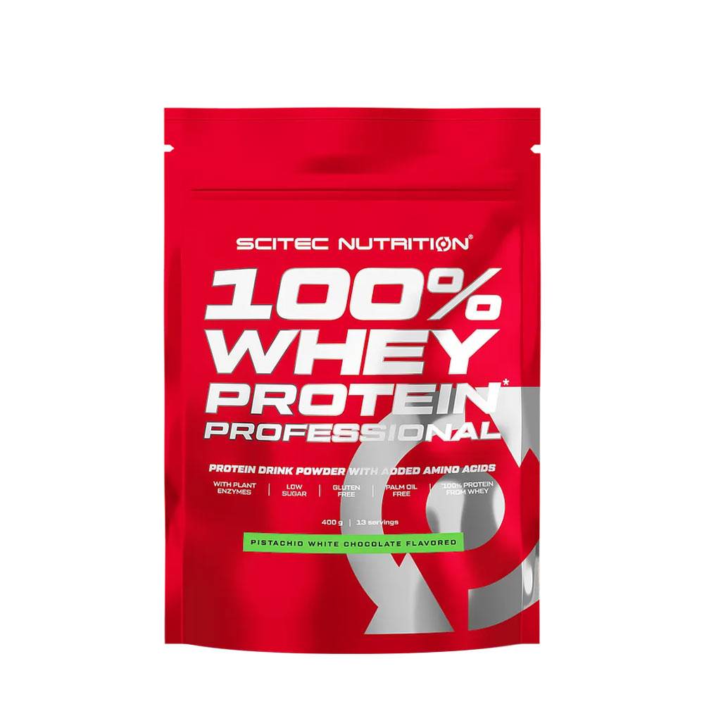 100% Whey Protein Professional - Pistachio White Chocolate 400g - Pistachio White Chocolate - 400 g