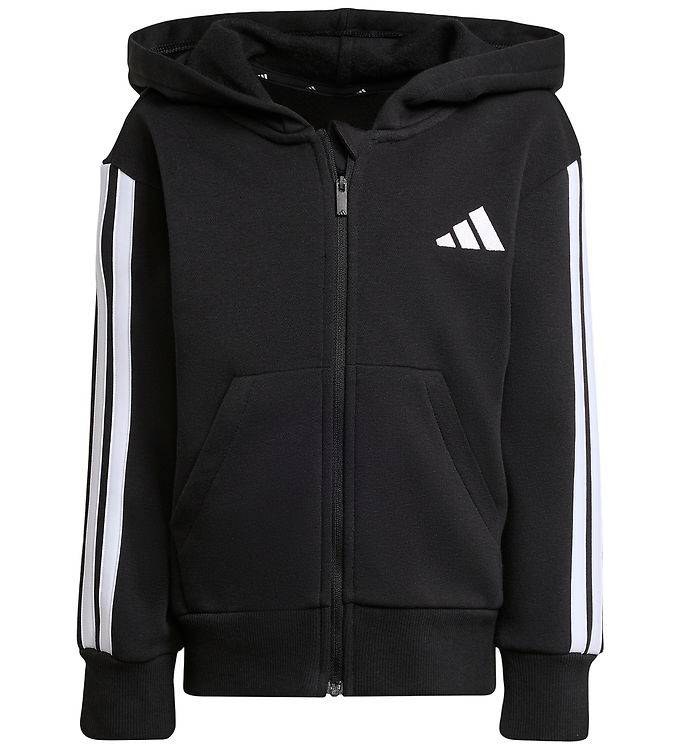 adidas Performance Cardigan - 3S - Svart/Vit - adidas Performance - 7 år (122) - Cardigan