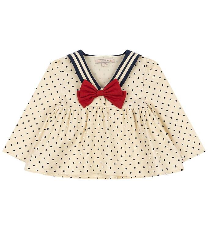 Konges Sløjd Bluse - Cali - Dot Desert - Konges Sløjd - 3 år (98) - Bluse