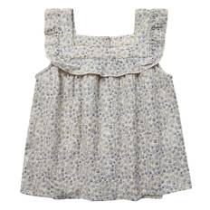 Magasin Musling 4G Junior top Str 67 år / 116122 cm Blue Printed Toppe Bomuld