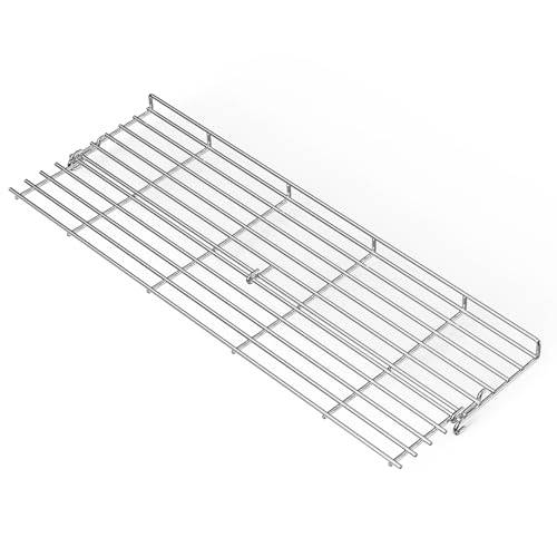 onlyfire Rostfritt stål BBQ-uppvärmningsräcke för Weber Genesis II 300-seriens gasgrillar, Genesis II E-310, II S-310, II E-315, II E-330, II E-335, II S-335, Ersättnings uppvärmningsgaller för Weber