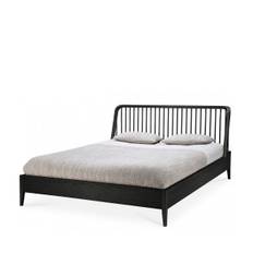 Ethnicraft Oak Black Spindle Bed - 160x200cm