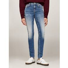 Nora Distressed Mid Rise Skinny Jeans - DENIM MEDIUM - 3434