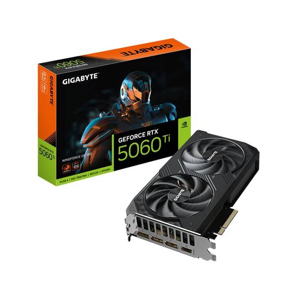 GIGABYTE GeForce RTX 5060 Ti WINDFORCE OC 16G NVIDIA 16 GB GDDR7