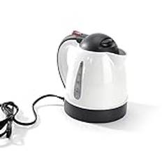 Cankypu 1000mL bil Elekt Vattenkokare 12V 150W Bärbar cigarettändare Vattenkokare för Trip Travel Vit