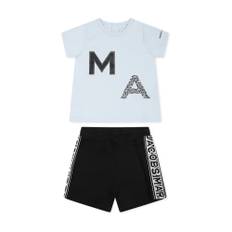 Little Marc Jacobs, Børn, unisex, Flerfarvet, 80 CM, Bomuld, Multifarvet Bomuld Sportsdragt Sæt