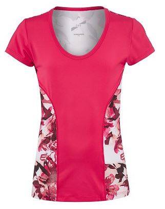 HEAD Vision Graphic Tee pink Girls (Storlek: XL)