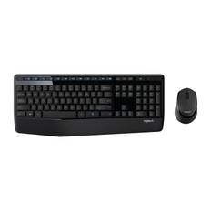 Logitech Wireless Combo MK345, Volle Größe (100%), Kabellos, RF Wireless, Schwarz, Maus enthalten