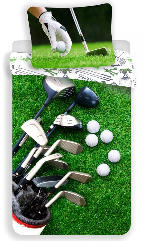 Golf påslakanset / bäddset 140x200 cm, 70x90 cm