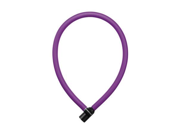 AXA Resolute 6-60 kabellås med nyckel 60 cm royal purple - Lila