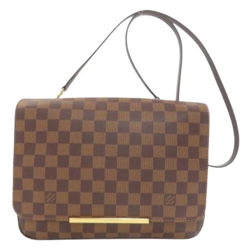Louis Vuitton Vintage Pre-owned Hoxton GM Skuldertaske - Vintage - Dame - Brun - ONE SIZE - Uld