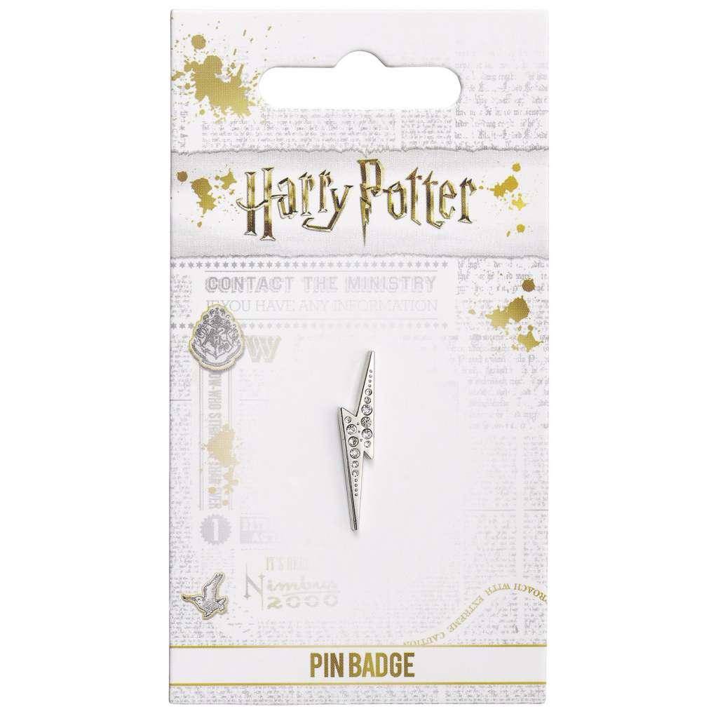 Harry Potter Crystal Lightning Pin Badges