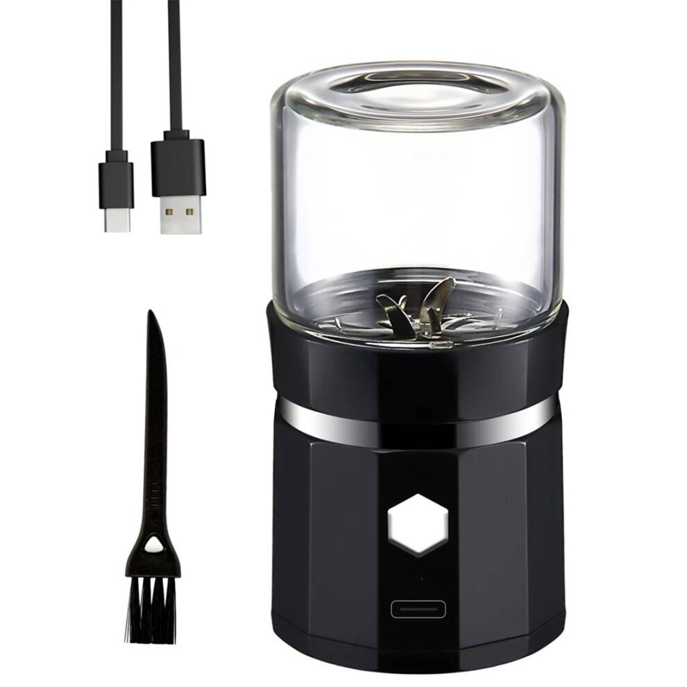 Mini elektrisk kværn bærbar vaniljekværn USB genopladelig mølle