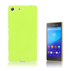 Gele TPU cover til Sony Xperia M5 E5603 / M5 Dual E5633 - Grøn