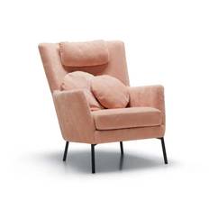 Fåtölj Disa - tyg Wildflower dusty pink