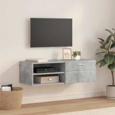 vidaXL TV-skåp Vit högglans 100.5 x 39 x 30 cm Konstruerat trä