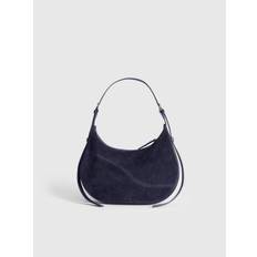 Liveri Mirtillo Suede/Leather Small hobo bag - One Size (One Size)