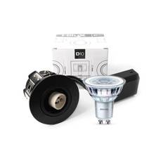 HiluX D10 Sort udendørs inkl. Philips Warm Glow - CRI90